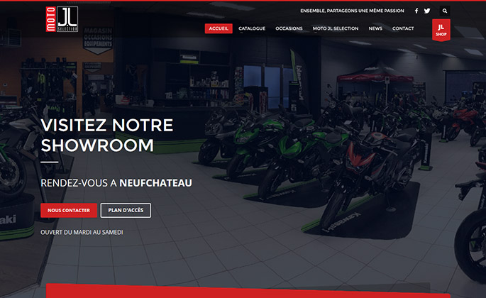 Moto JL Selection website