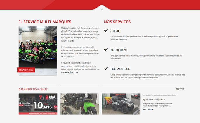 Moto JL Selection website